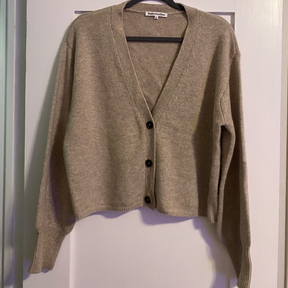 Reformation Cashmere Cardigan